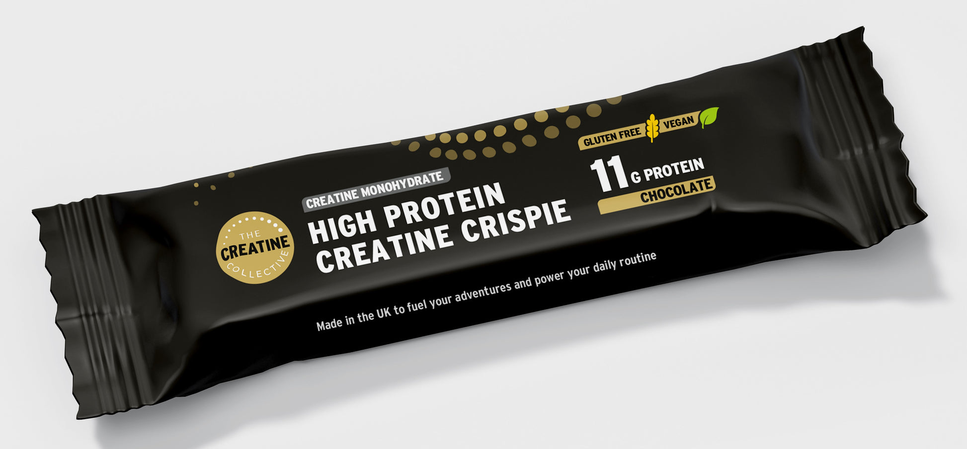 Chocolate creatine high protein crispy bar