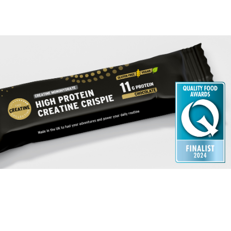 chocolate crispy bar high protein, gluten free vegan creatine